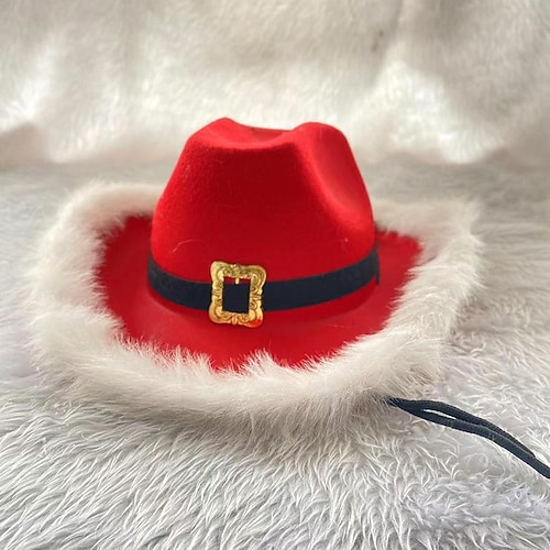 

Christmas Santa Claus Hat Men's Funny Christmas Festival / Holiday Red Men's Women's Easy Carnival Costumes