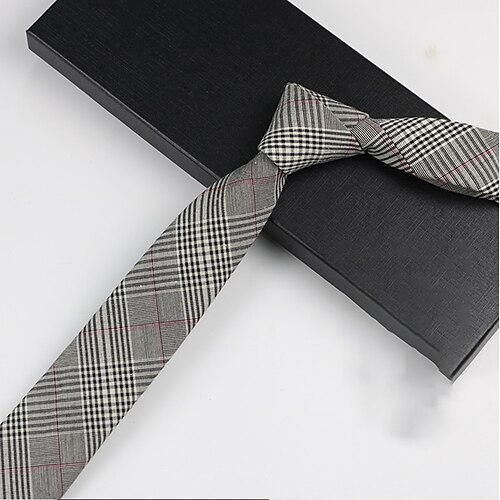 

Men's Basic Ties Solid Color Black Blue Sky Blue 2022