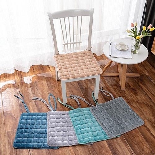 

Chair Cushion Pad Chair Cover Dining Chair Seat Cushion Slipcover Non-Slip Thick Durable and Washable for Dining Room, Office, Kitchen
