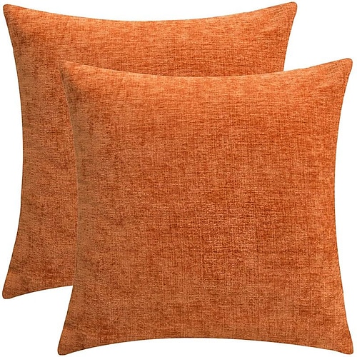 

Soft Sherney Plush Pillow Case Sofa Home Decoration Solid Cushion Cover Double sided Pillow