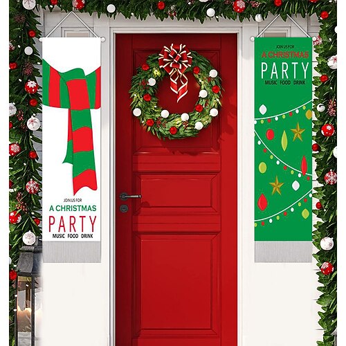 

Christmas Woven Wall Hanging Photography Background Christmas Lights Pattern Background Cloth Bedroom Decoration Christmas Tapestry Tassel 32.5x130cm(13x52inch)