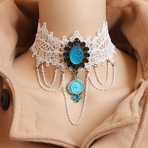 

Anklet Necklace Accessories Retro Vintage Punk & Gothic Alloy For Girl Cosplay Halloween Carnival Masquerade Women's Costume Jewelry Fashion Jewelry