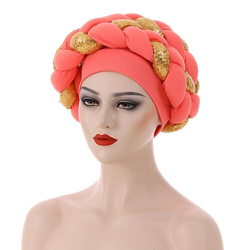 

Headwear Headpiece Poly / Cotton Blend Party / Evening Casual Ethnic Style With Sequin Headpiece Headwear