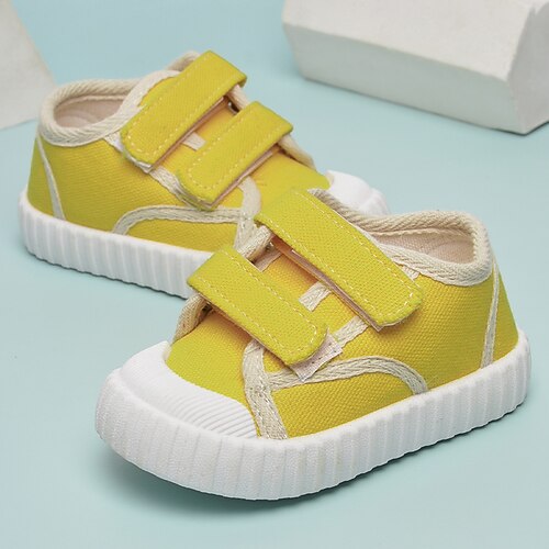 

Boys Girls' Sneakers Sports & Outdoors School Shoes Canvas Breathability Toddler(2-4ys) Daily Running Shoes Yellow Fall Spring