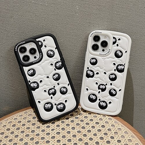 

Phone Case For Apple Back Cover iPhone 14 13 12 11 Pro Max Plus Bumper Frame Soft Edges Non-Yellowing Animal TPU PC