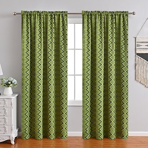 

Abstract Blackout Curtains Drapes Window Treatment Collection(Drapes&Sheer) Curtain Bedroom Curtains