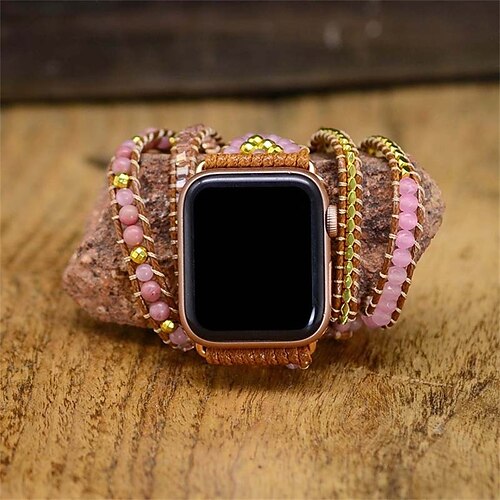 

1PC Smart Watch Band Compatible with Apple iWatch 38/40/41mm 42/44/45/49mm Ultra Series 8 7 6 5 4 3 2 1 SE Handmade Braided Rope for iWatch Smartwatch Strap Wristband Fabric Handmade Multilayer