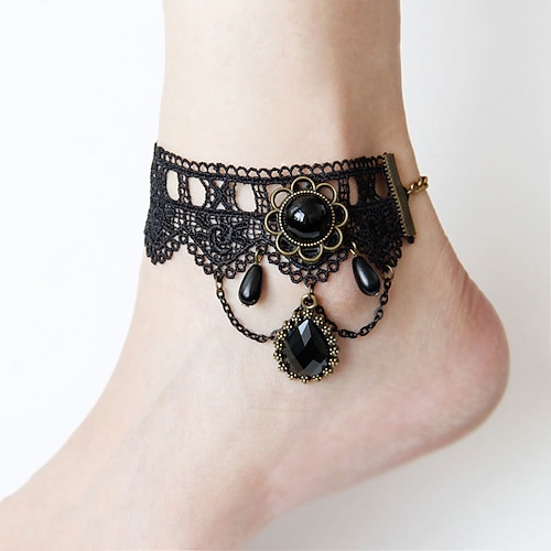 

Anklet Accessories Retro Vintage Punk & Gothic Steampunk Alloy For Goth Girl Cosplay Halloween Carnival Masquerade Women's Costume Jewelry Fashion Jewelry