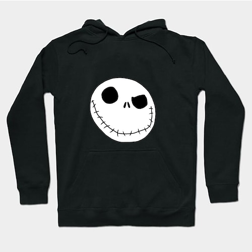 

Inspired by The Nightmare Before Christmas Jack Skellington Hoodie Cartoon Manga Anime Front Pocket Graphic Hoodie For Men's Women's Unisex Adults' Hot Stamping 100% Polyester