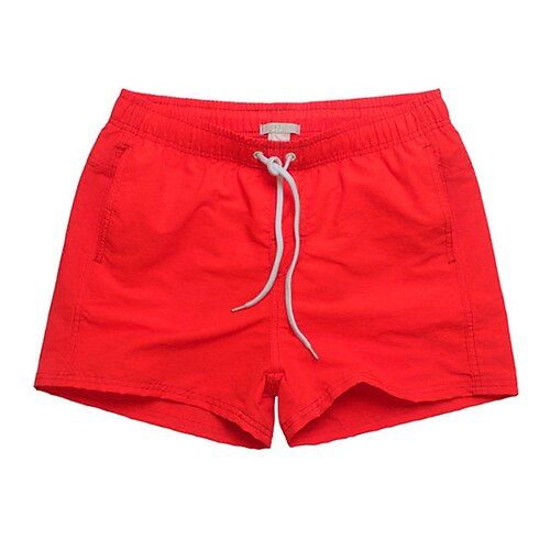

Herre Badeshorts Surf shorts Lomme Snørelukning Elastisk Talje Helfarve Komfort Åndbart Korte Sport & Udendørs Afslappet Daglig Mode Gade Grøn Sort