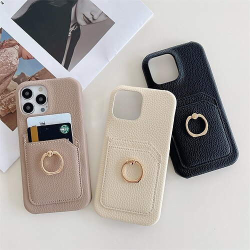

Phone Case For Apple Classic Series iPhone 14 Pro Max 13 12 11 Pro Max Mini X XR XS 8 7 Plus Bumper Frame Full Body Protective Dustproof Solid Colored PC PU Leather