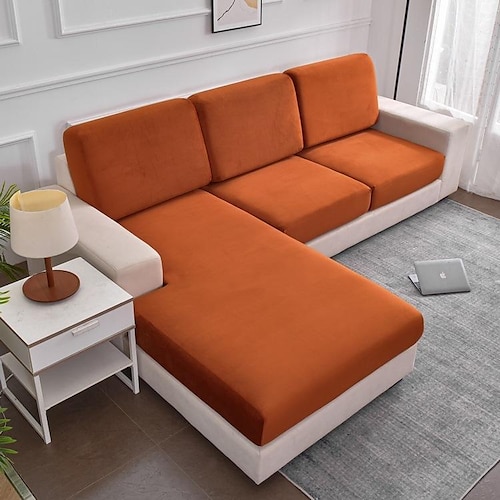 

эластичный чехол для дивана, подушка, чехол, эластичный секционный диван, кресло, двухместное кресло, 4 или 3 места, серый, однотонный, однотонный, мягкий, прочный, моющийся