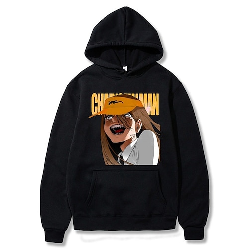 

Inspired by Chainsaw Man Makima Hoodie Cartoon Manga Anime Front Pocket Graphic Hoodie For Men's Women's Unisex Adults' Hot Stamping 100% Polyester