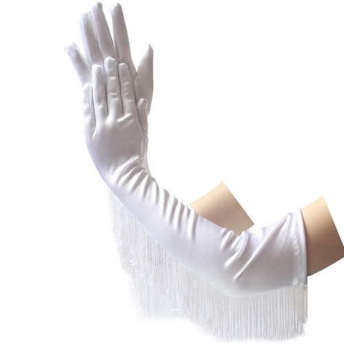 

Nylon Elbow Length Glove Classic Style / Simple Style With Pure Color Wedding / Party Glove