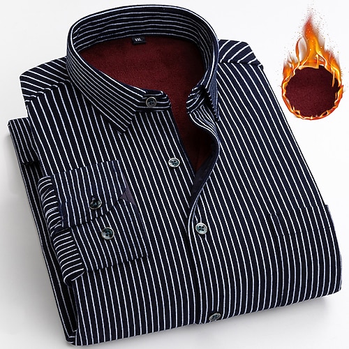 

Men's Dress Shirt Flannel Shirt Plaid Shirt Tartan Turndown A B C D E Print Work Casual Long Sleeve Color Block Button-Down Clothing Apparel Fashion Business Elegant Formal