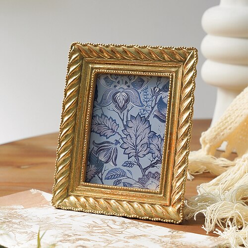 

1PC Classical Style Gold Resin Frame 2.5 Inches