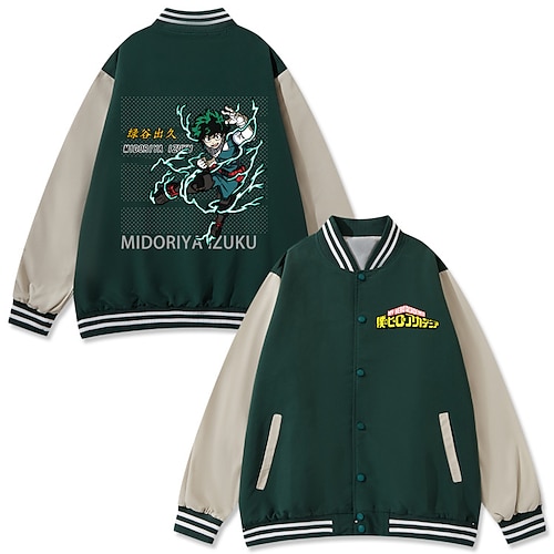 

My Hero Academia Couverture Pardessus Animé Imprimé Manteau Pour Homme Femme Unisexe Adulte Estampage à chaud Polyester