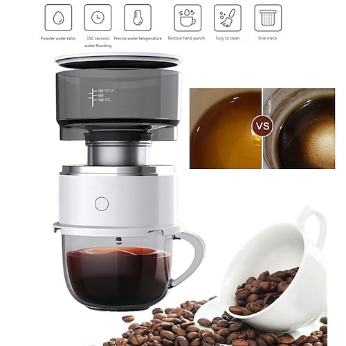 

Mini Portable Electric Coffee Beans Burr Grinder Mill Automatic Coffee Grinding Machine for Travelling Outdoor