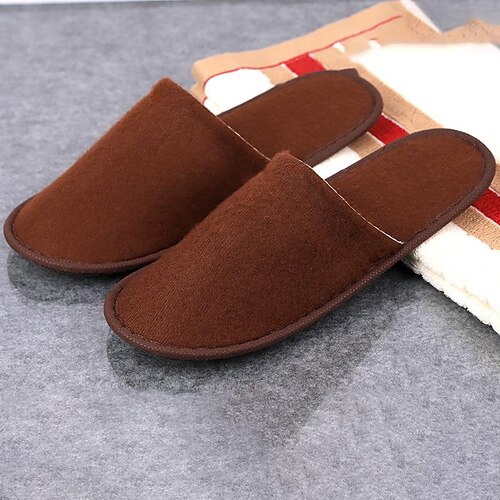 

disposable slippershotel slippershotel slippersb&b bathing slippersruffed cloth slippersanti-slip bottom slippers