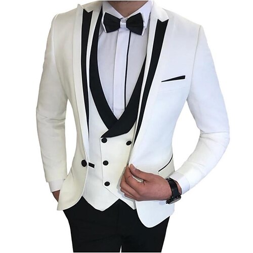 

Apple Green Light Yellow Light Blue Men's Wedding Suits 3 Piece Solid Colored Standard Fit Single Breasted One-button 2022