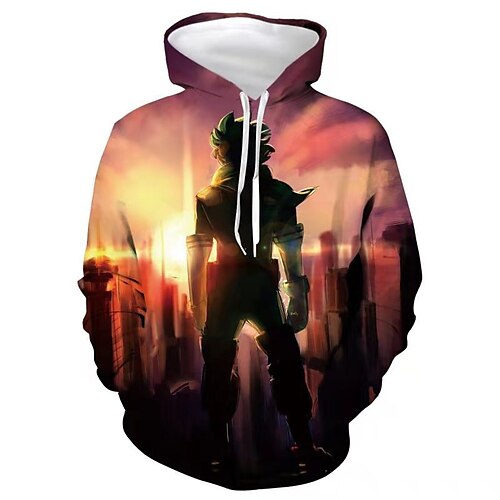 

Inspired by My Hero Academia Himiko Toga Hoodie Cartoon Manga Anime Front Pocket Graphic Hoodie For Men's Women's Unisex Adults' 3D Print 100% Polyester Casual Daily