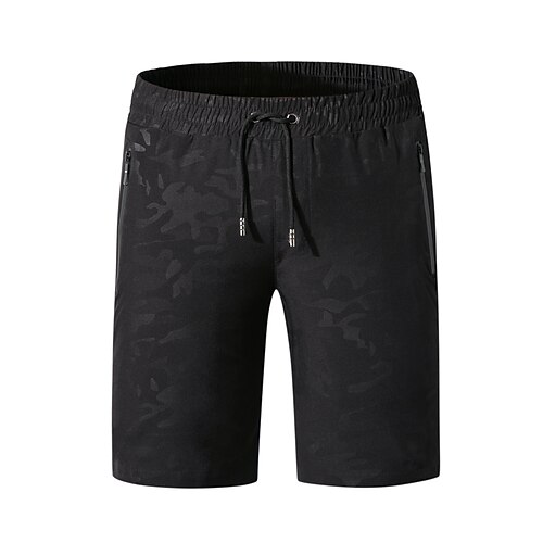 

Men's Swim Shorts Swim Trunks Board Shorts Drawstring Elastic Waist Camouflage Comfort Breathable Short Casual Daily Beach Fashion Streetwear ArmyGreen Black Micro-elastic