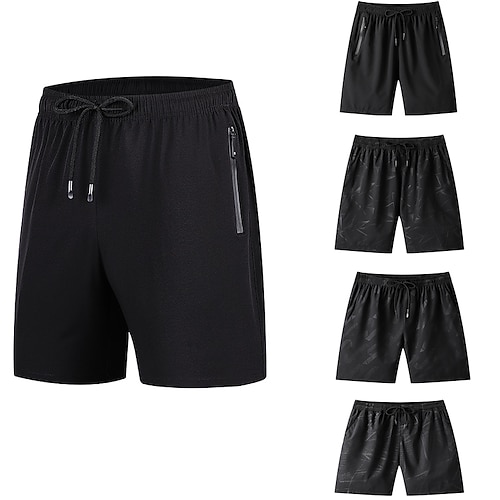 

Per uomo Attivo Pantaloncini A cordoncino Vita elastica Tasca con cerniera Tinta unica Comfort Traspirante Lunghezza del ginocchio Informale Giornaliero Per uscire Moda Semplice 1 2 Media elasticità
