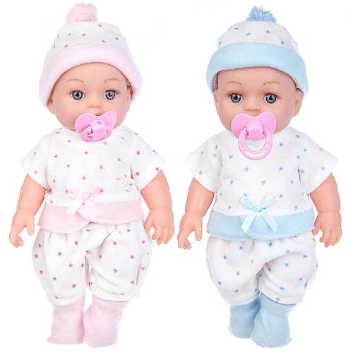

Imitation Baby 12 Inch White Baby Fashion Costume Doll Doll Doll Girl Family Toy Rebirth Doll