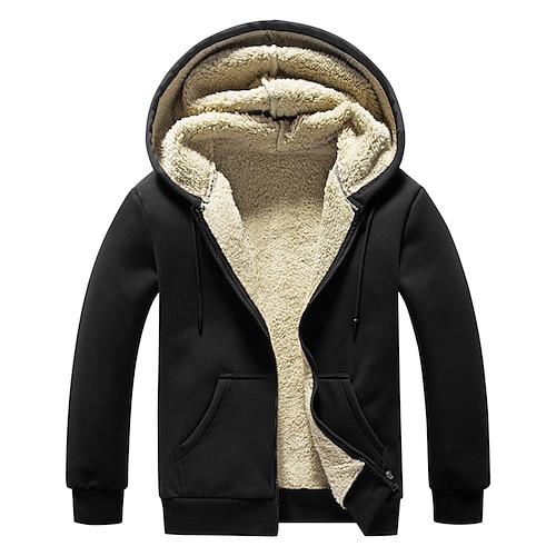 

Hombre Sudadera Sherpa Negro Gris Ligero Gris Oscuro Cuello Barco Color sólido Bordado Deporte Diario Noche Algodón Activo Básico Ropa de calle Otoño invierno Ropa Sudaderas con capucha Sudaderas