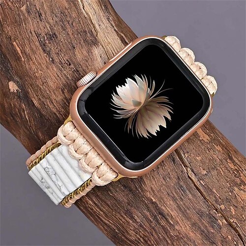 

1 PCS Smart Watch Band Compatible with Apple iWatch 38/40/41mm 42/44/45/49mm Ultra Series 8 7 6 5 4 3 2 1 SE Handmade Braided Rope for iWatch Smartwatch Strap Wristband Fabric Handmade Adjustable