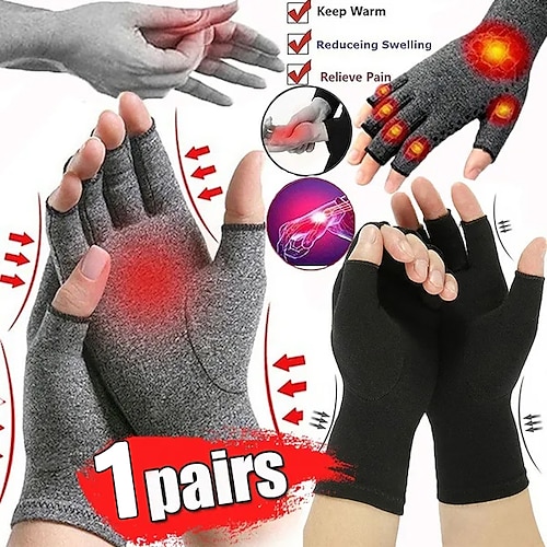 

4 Colors Arthritis Gloves Touch Screen Gloves Anti Arthritis Compression Gloves Rheumatoid Finger Pain Joint Care Wrist Support Brace Hand Health Care