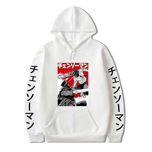 

Inspired by Chainsaw Man Denji Hoodie Cartoon Manga Anime Front Pocket Graphic Hoodie For Men's Women's Unisex Adults' Hot Stamping 100% Polyester