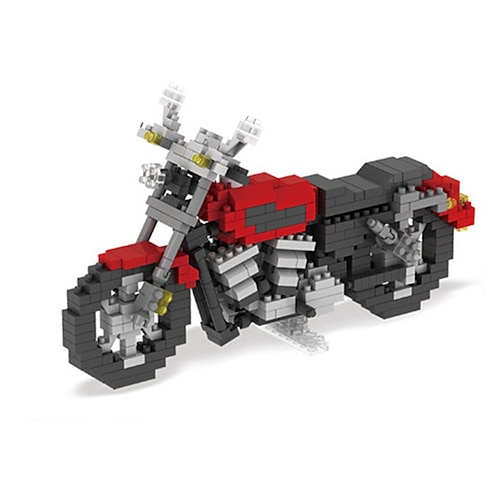 

blocs de construction jouets 421 pcs 14 ans et plus moto petite particule diamant bloc de construction miniature assemblé en plastique éclairage bloc de construction jouet