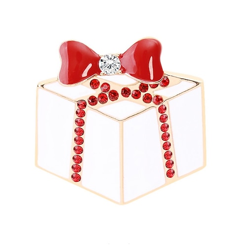 

Per uomo Vintage Spilla Bianco albero di Natale Per Formale
