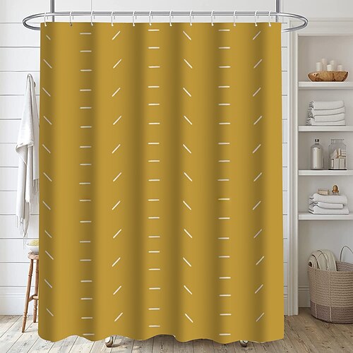 cortina ducha tela geometria 180 x 200 cm. cortina baño, cortina