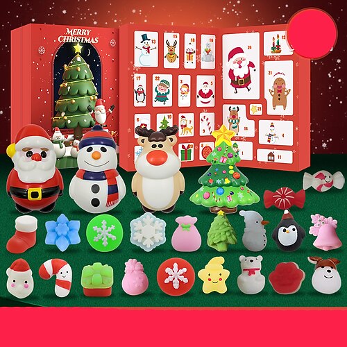 

Fidget Toys Pack 24 Days Christmas Advent Calendar Pack Anti stress Toys Kit Stress Relief Figet Toy Christmas Gift Children