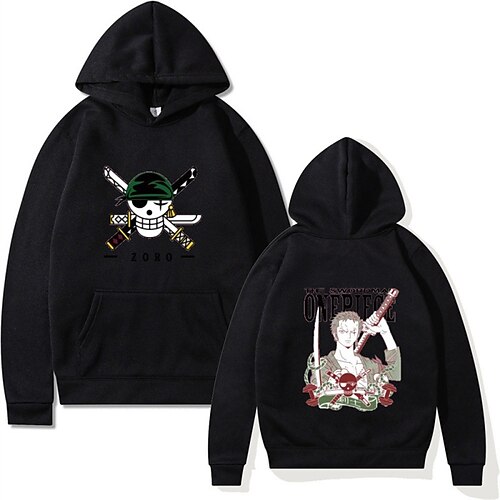 

Inspired by One Piece Film: Red Roronoa Zoro Hoodie Cartoon Manga Anime Front Pocket Graphic Hoodie For Men's Women's Unisex Adults' Hot Stamping 100% Polyester Casual Daily