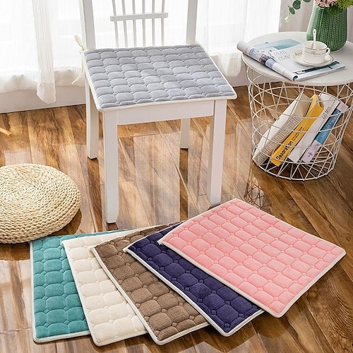

Chair Cushion Pad Chair Cover Dining Chair Seat Cushion Slipcover Non-Slip Thick Durable and Washable for Dining Room, Office, Kitchen