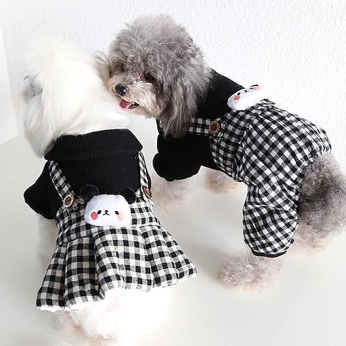 

Autumn and Winter New Year 2022 Little Panda Star Box Couple Clothes Teddy Bears Pet Dog Clothes