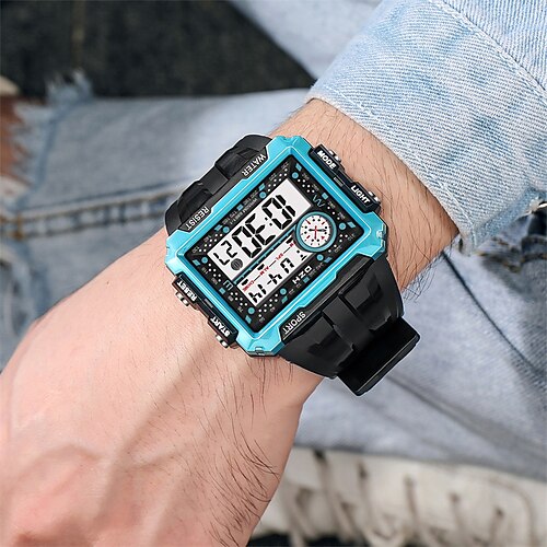 

SYNOKE Big Screen Sport Men Watch Military Watches Mens Square LED Electronic Digital Watch Man Relogio Masculino 6861