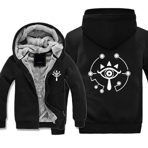 

Inspired by The Legend of Zelda The Eye of Truth Hoodie Anime Outerwear Anime Graphic Outerwear For Men's Women's Unisex Adults' Hot Stamping 100% Polyester Casual Daily