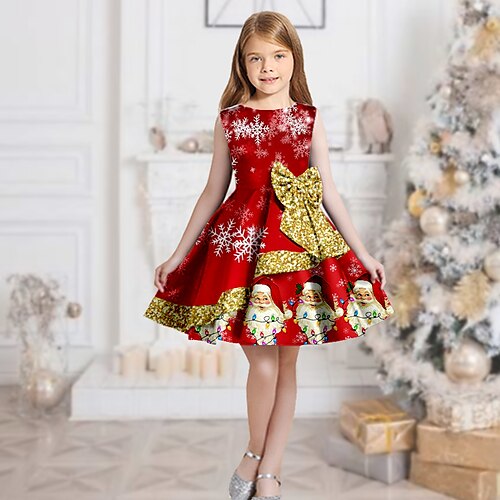 Girls christmas outlet swing dress