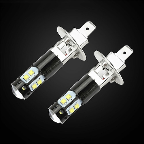 

OTOLAMPARA 2PCS H1 LED Car Headlamp Fog Light H1 H3 800LM 12V 50W Fog Lights 880 6000K White 881 Fog Lamps Light Bulbs