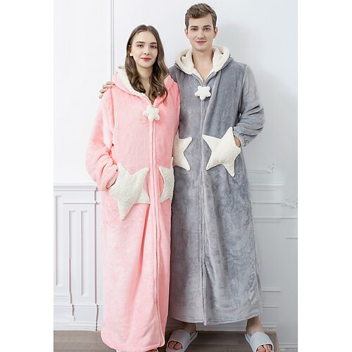 

Adulto Cobertor com capuz grande Cobertor vestível com bolso Desenhos Animados Estrelas Pijamas Macacão Flanela Cosplay Para Homens Mulheres Natal Pijamas Animais desenho animado Festival / feriado