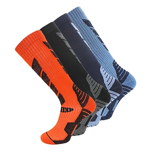 

Men's Women's Hiking Socks Ski Socks Sports Socks Winter Outdoor Windproof Warm Breathable Quick Dry Socks Sapphire In blue Black for Hunting Ski / Snowboard Fishing