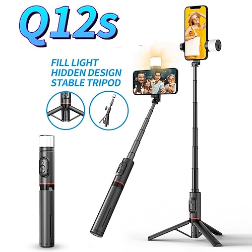 

Selfie Stick Bluetooth Extendable Max Length 76.5 cm For Universal Android / iOS Universal