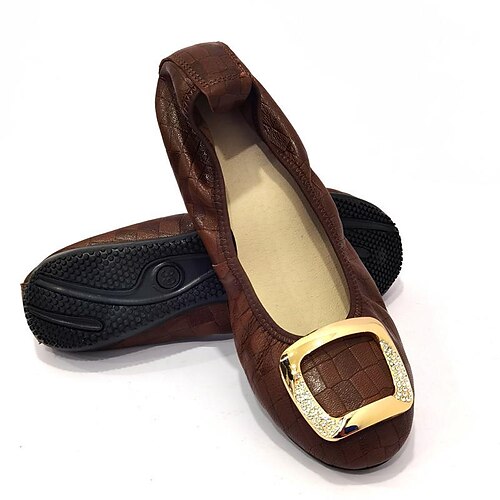 

cross-border spring, summer and winter new shallow mouth soft bottom flat bottom ballet single shoes women's buckle comfortable pregnant women's shoes dancing shoes