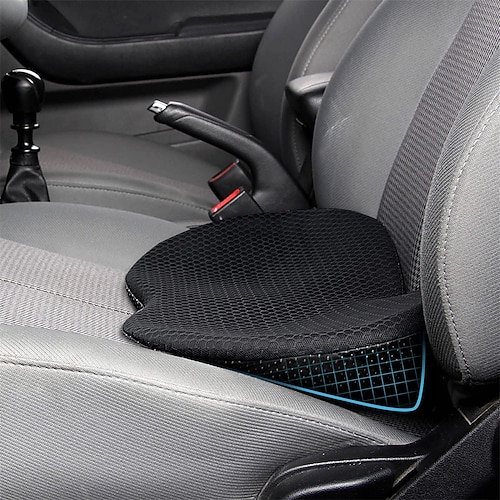 

Car Seat Cushion - Memory Foam Car Seat Pad - Sciatica & Lower Back Pain Relief - Car Seat Cushions for Driving - Road Trip Essentials for Drivers