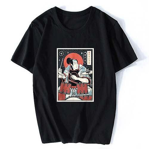 

Inspired by Old school Tattoo japanese Samurai T-shirt Anime Cartoon Anime Classic Street Style T-shirt For Men's Women's Unisex Adults' Hot Stamping 100% Polyester Casual Daily