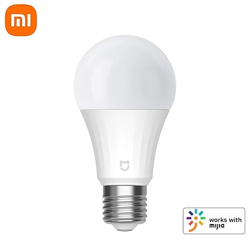 

Xiaomi Mijia E27 Smart LED Bulb Bluetooth MESH Version 5W 2700k-6500K Adjustable Brightness Voice Intelligent Control Lamp